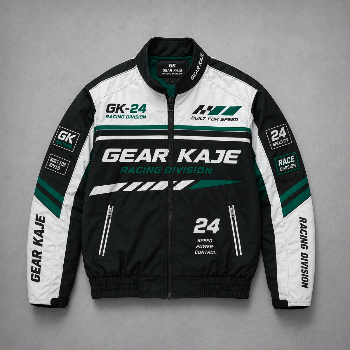 65 GK-24 Emerald Apex Racing Jacket - Image 1