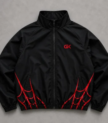 Black Cyberpunk Windbreaker Jacket