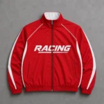 Red & White Racing Jacket | Unisex