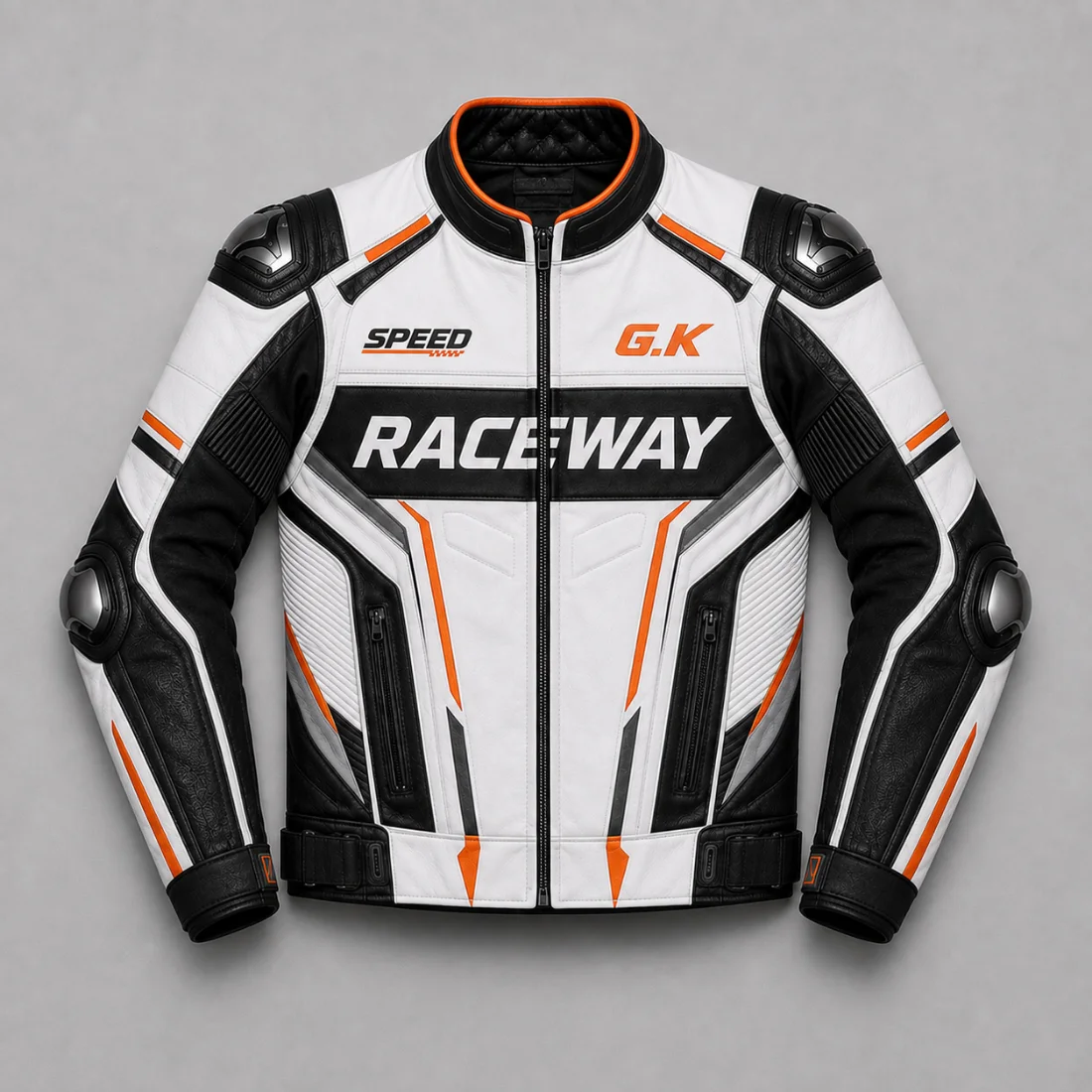42 Neon Drift Motorcycle Racing Jacket - Image 1