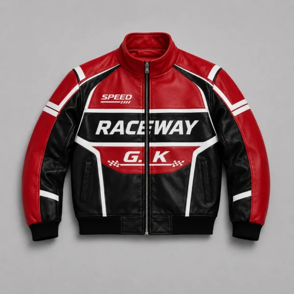 Apex Racer | Red Black Motorcycle Racing Jacket