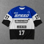 Blue Racing Jersey T-Shirt – GK-17 Apex Strength