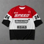 Red Black Racing Jersey T-Shirt – GK-24 Speed Jersey
